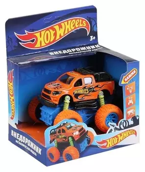 Машина металлическая «Hot Wheels внедорожник» 12 см, инерция, подвеска, световые и звуковые эффекты