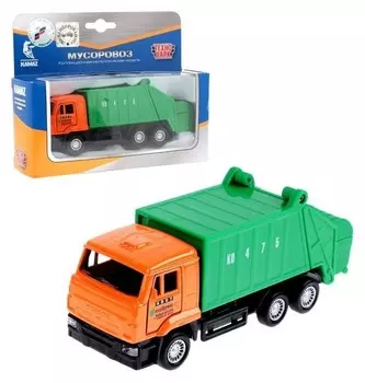 Машина металлическая инерционная «Камаз Мусоровоз» двери открываются