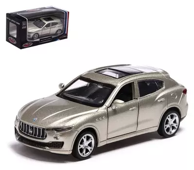 Машина металлическая Maserati Levante, 1:43, инерция, открываются двери, цвет бежевый