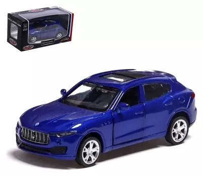 Машина металлическая Maserati Levante, 1:43, инерция, открываются двери, цвет синий