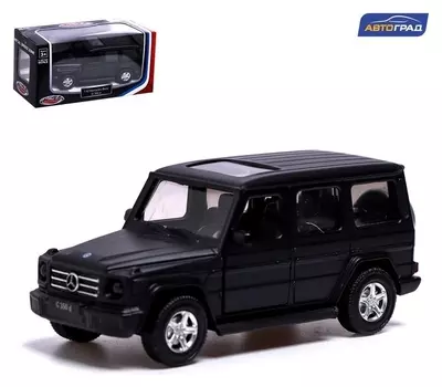 Машина металлическая Mercedes-benz G350d, 1:42, инерция, открываются двери, цвет чёрный