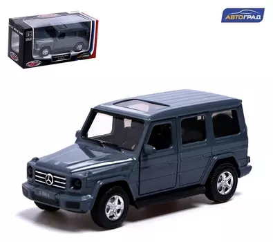 Машина металлическая Mercedes-benz G350d, 1:42, инерция, открываются двери, цвет серый