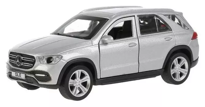 Машина металлическая Mercedes-benz Gle, 12 см, открываются двери и багажник, цвет серебристый