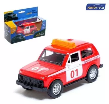 Машина металлическая «Пожарная охрана», инерционная, 1:43