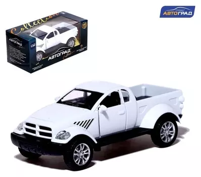 Машина металлическая «Раптор», открываются двери, 1:32, инерция, цвет белый