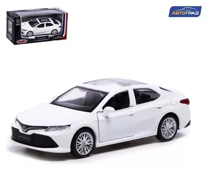 Машина металлическая Toyota Camry, 1:43, инерция, открываются двери, цвет белый