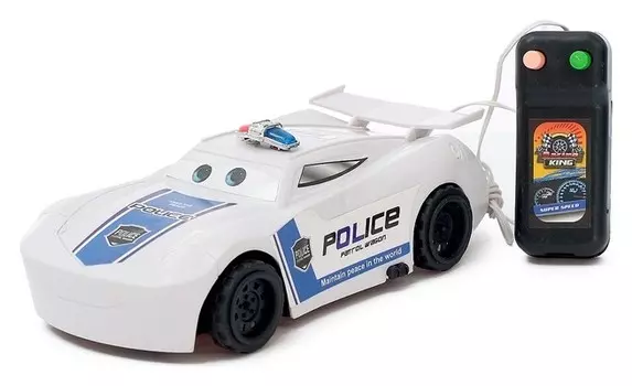 Машина «Полиция», на дистанционном управлении, работает от батареек
