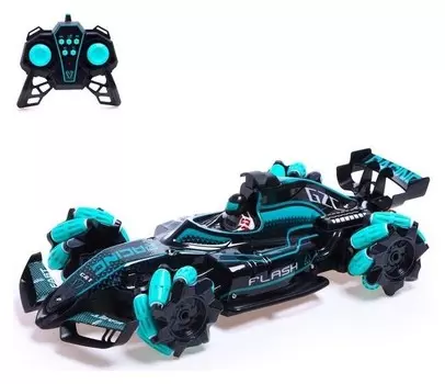 Машина радиоуправляемая «Формула», 4wd, эффект дыма, цвет зелёный