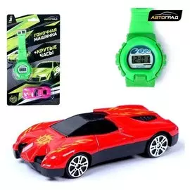 Машинка с часами, гонки