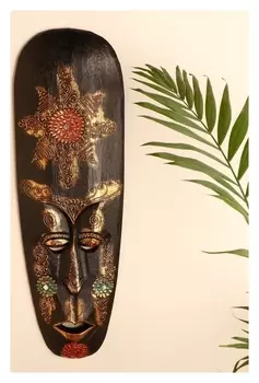 Маска "Абориген" дерево 3х12х50 см