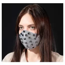 Маска декоративная "Заклёпки", цвет серый