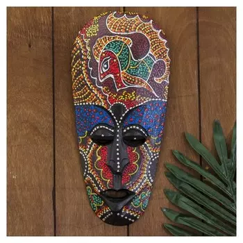 Маска дерево "Абориген рыбка" 3х12х30 см