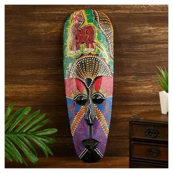 Маска дерево "Абориген жираф" 3х12х50 см