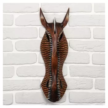 Маска дерево "Зебра" 50х16х7 см