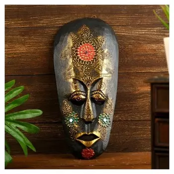 Маска дерево "Золотой абориген" 3х12х30 см