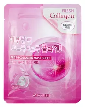 Маска для лица тканевая освежающая с коллагеном Fresh Collagen
