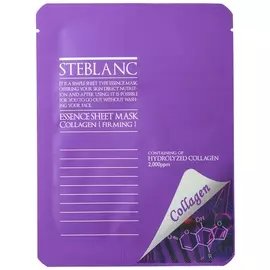 Маска для лица тканевая укрепляющая с гидролизованным коллагеном Essence Sheet Mask Collagen