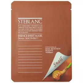 Маска для лица восстанавливающая тканевая на основе муцина улитки Essence Sheet Mask Snail
