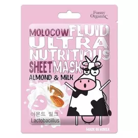 Маска-флюид для лица тканевая ультрапитательная Almond &amp; Milk