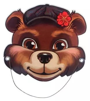 Маска из картона «Михаил потапыч»