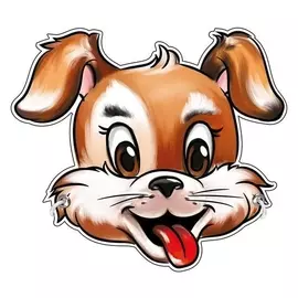 Маска из картона «Жучка»