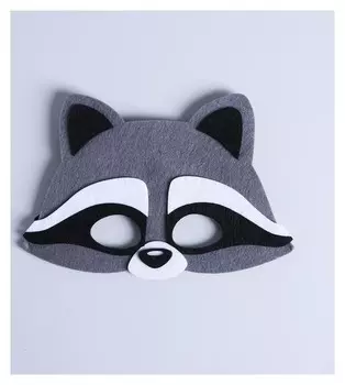 Маска карнавальная "Енотик" фетр