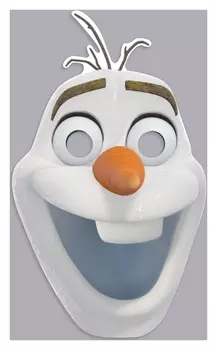 Маска карнавальная "Олаф", холодное сердце