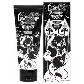 Маска-пленка с древесным углем для глубокого очищения пор Milky Piggy Hell Pore Longolongo Gronique Black Mask Pack