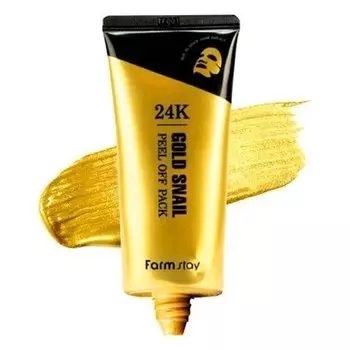 Маска-пленка с золотом и муцином улитки 24K Gold Snail Peel Off Pack