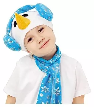 Маска «Снеговик», плюш