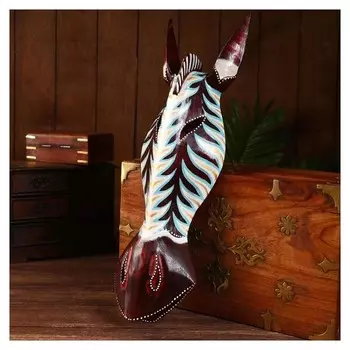 Маска "Зебра" дерево 50х15х7 см