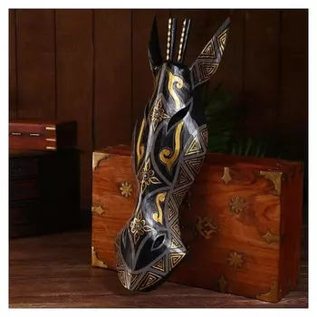 Маска "Жираф" дерево 50х15х7 см