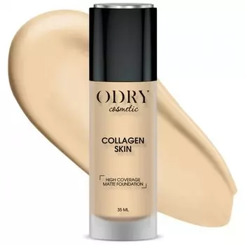 Маскирующий тональный крем с матовым финишем Collagen Skin