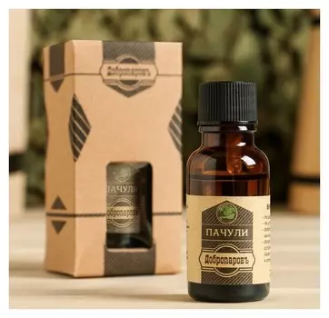 Масло эфирное "Пачули" 20мл, крафт, добропаровъ