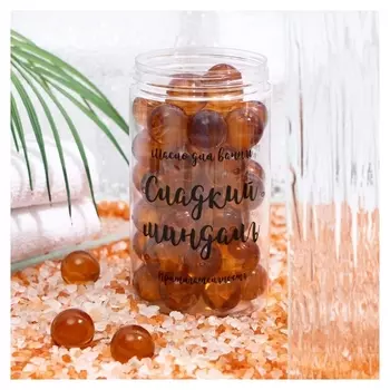 Масло для принятия ванны коричневое с ароматом миндаля, 50шт