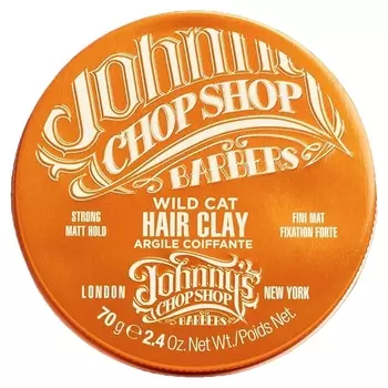 Матирующая глина для волос мужская Wild Cat Hair Sculpting Clay