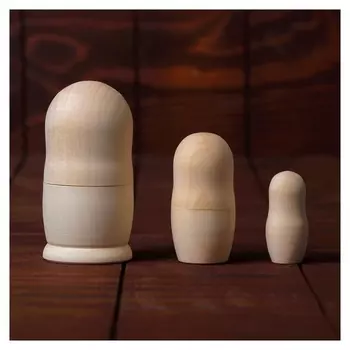 Матрешка 3в1 не окрашенная