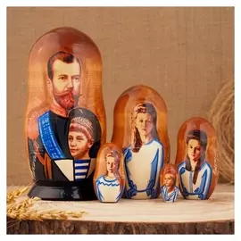 Матрешка "Николай", 5 кукольная, 19 см