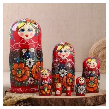 Матрёшка «Букет», 7 кукольная