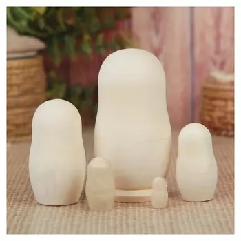 Матрёшка под роспись Классическая форма 5 в 1