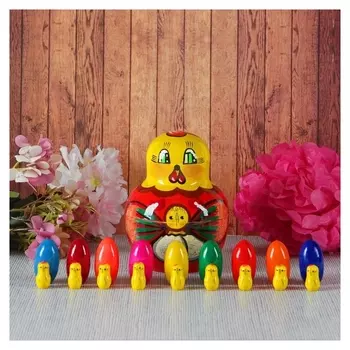 Матрёшка-сказка Курица-наседка 11 в 1