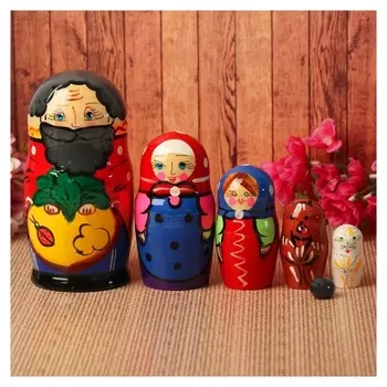 Матрёшка-сказка Репка 5 в 1