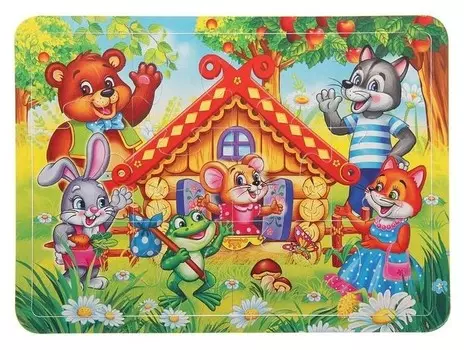 Макси-Пазл «Теремок,12 элементов