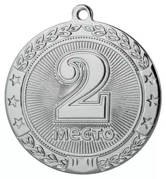 Медаль 2 место 45 мм серебро Dc#mk182