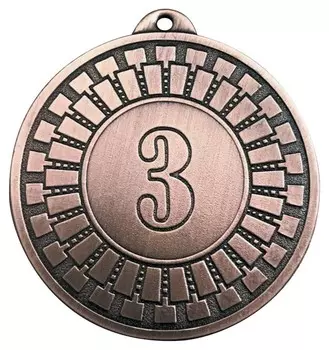Медаль 3 место 50 мм бронза Dc#mk341c-ag