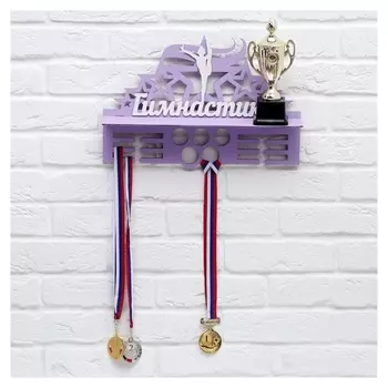 Медальница "Гимнастика" двухцветная покраска, 445х300мм