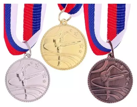 Медаль тематическая 121 "Гимнастика", бронза