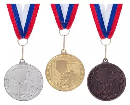 Медаль тематическая 176 "Футбол" бронза