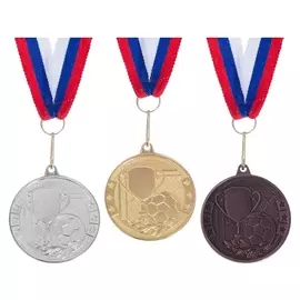 Медаль тематическая 176 "Футбол" серебро