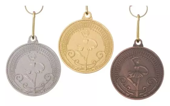 Медаль тематическая 178 "Балет" золото